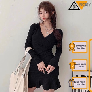 Đầm body nhún đuôi cá tôn dáng siêu xinh cho các nàng