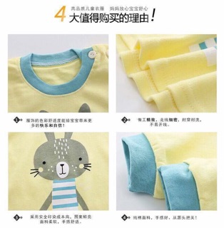 Bộ cotton 13 mẫu cho bé