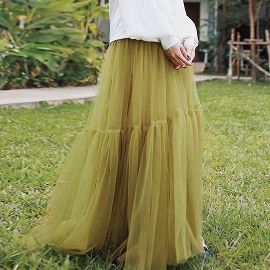 Chân Váy Chữ A Ba Lớp Dáng Ôm Lưng Cao Màu Đen Thời Trang Cho Nữ