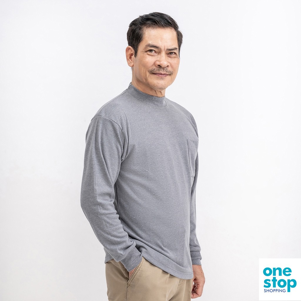 Áo thun dài tay trung niên thời trang nam one shop