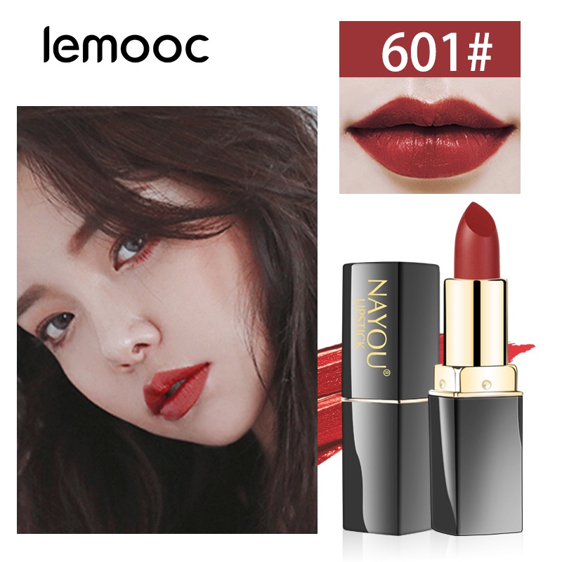 [Hàng mới về] Son môi dưỡng ẩm lâu trôi không dính cốc chống thấm nước trang điểm thời trang