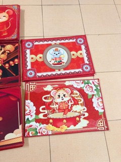 Thảm lau chân Tết Canh Tý