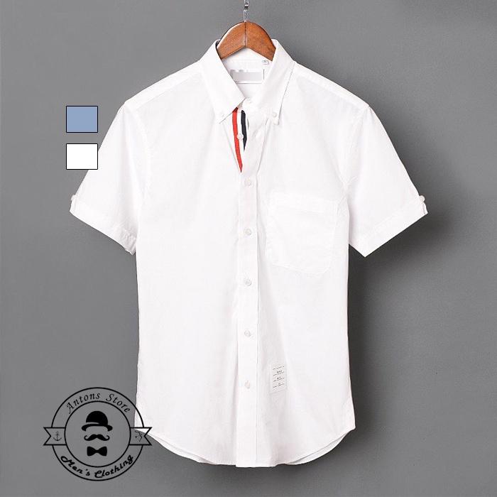 Sơ mi Thom Browne Cộc Tay Viền Trong