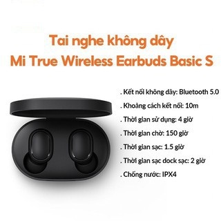 Tai nghe Bluetooth Mini không dây xiaomi Earbuds Basic S True Wireless chính hãng