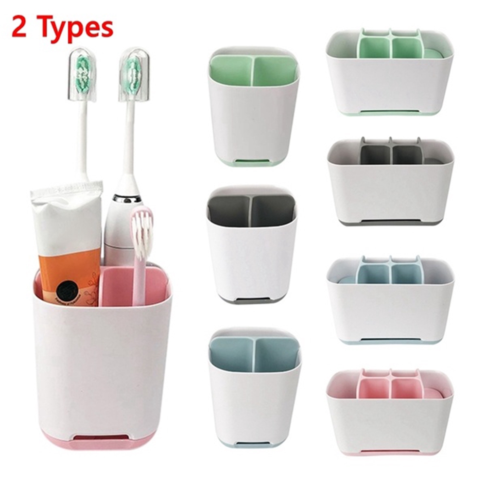 DAPHNE Durable Household Multifunctional Makeup Brush Holder Tooth Brush Shelf Toothbrush Holder