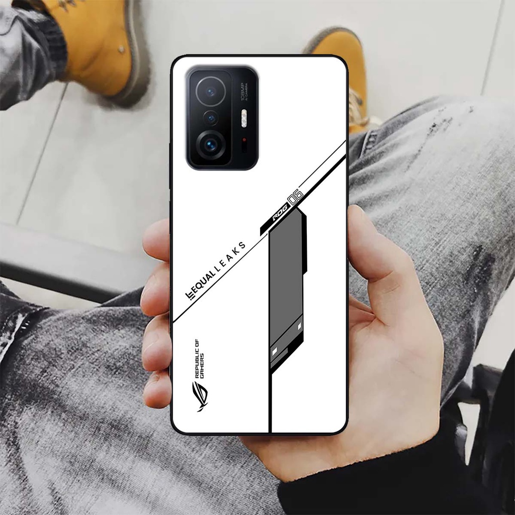 Ốp lưng điện thoại Xiaomi Mi 11T, 11T Pro - Republic of Gamers, chất liệu kính cường lực