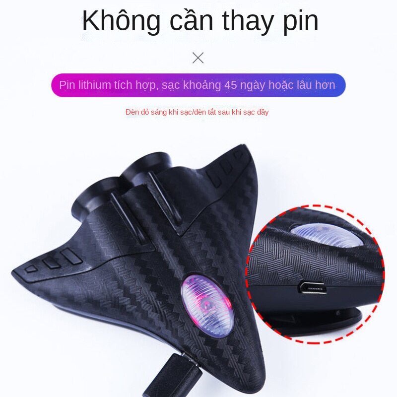 Đèn chiếu hình động không dây lắp ô tô - xe máy