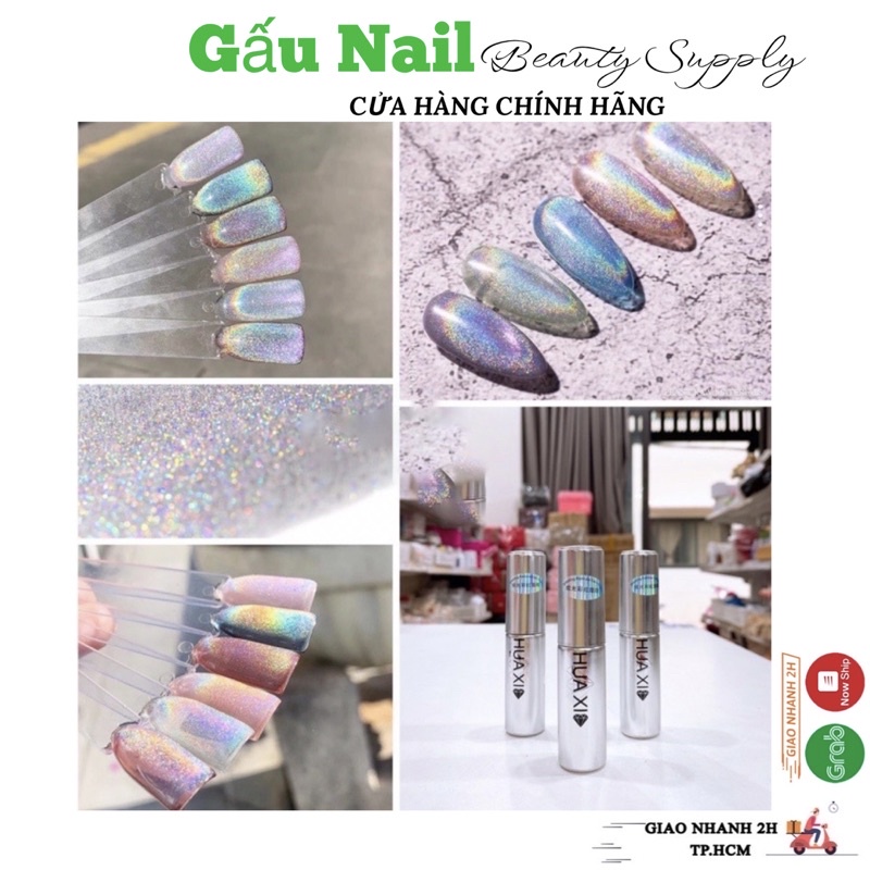 Sơn gel mắt mèo cầu vòng - bạc- vàng chuyên dụng