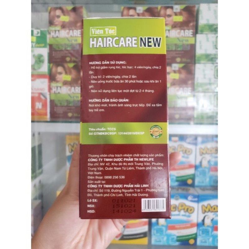 Viên uống giảm rụng tóc Haircare new l cystin (hộp 30 viên)
