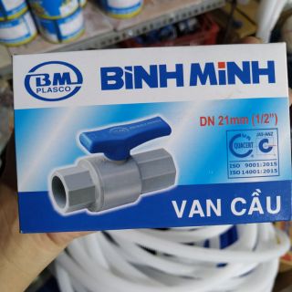 Van cầu PVC Bình Minh _ size phi 21