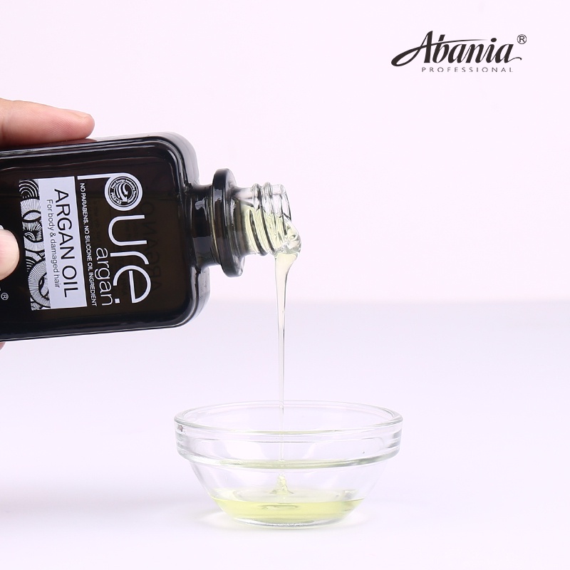 Tinh dầu dưỡng tóc Abania Pure Argan Oil 50ml cho tóc khô sơ siêu mềm mượt