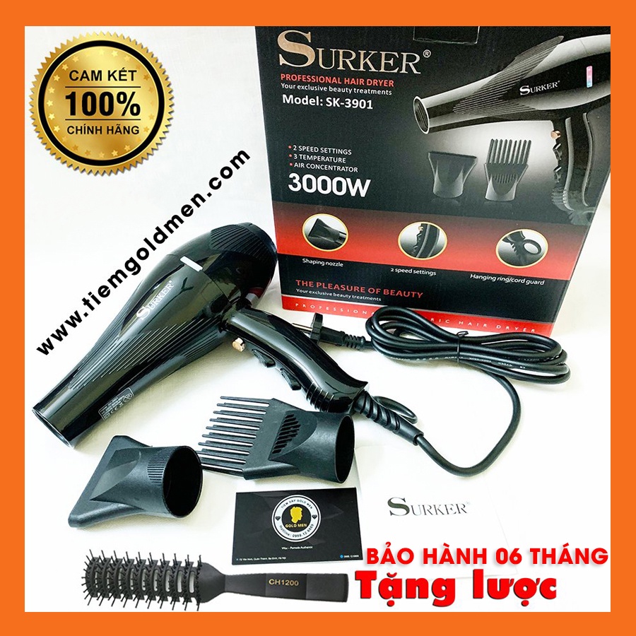 Máy sấy tóc Surker SK-3901 công suất 3000w [CHÍNH HÃNG]