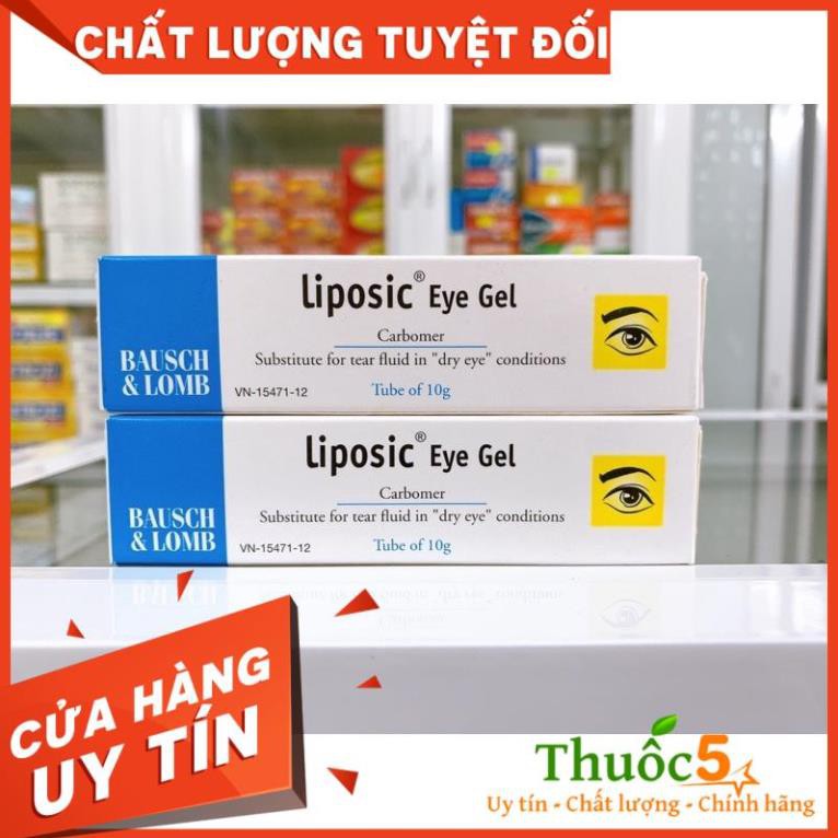 [GIÁ GỐC] Liposic Eye Gel dùng cho mắt khô tuýp 10g