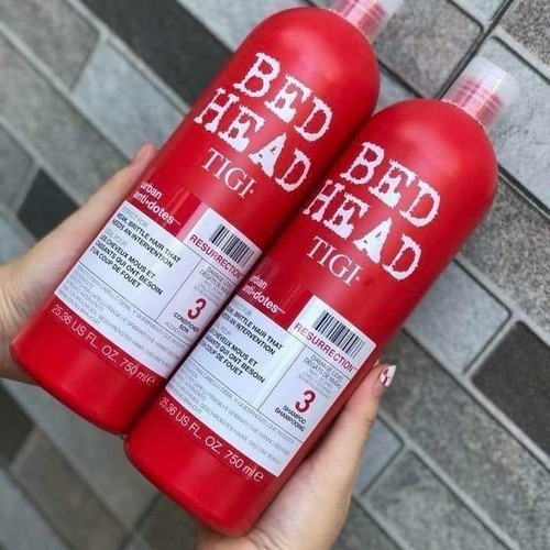 Bộ Dầu Gội Xả - Dầu Gội Cặp Tigi Bed Head 750ml X2 Dưỡng Ẩm Và Phục Hồi Tóc Hư Tổn