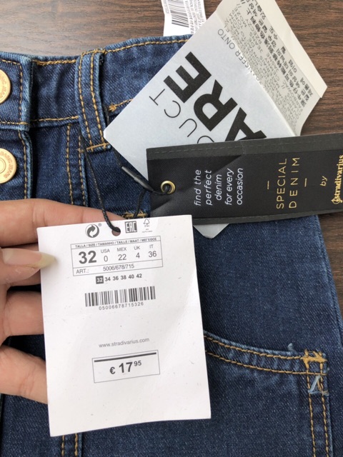 ❤️❤️ CHÂN VÁY JEAN STRADIVARIUS