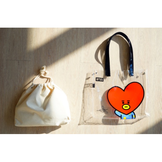 TÚI PVC LINE FRIENDS BT21 PVC SHOULDER BAG