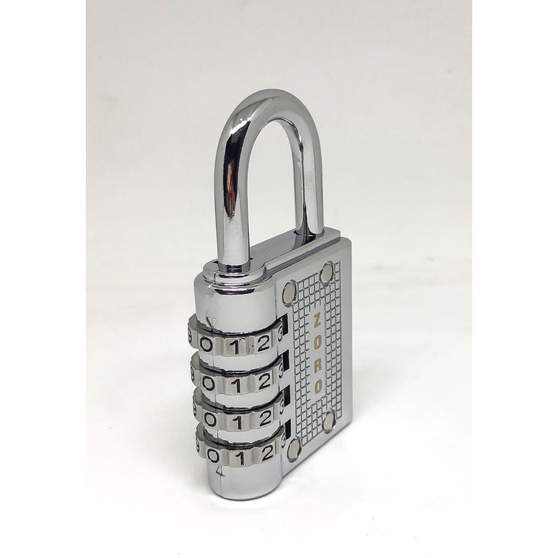 Ống Khóa Inox 4 Vòng Số Chống Rỉ Sét Tiện Lợi