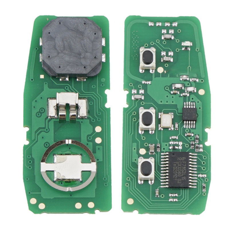 Vỏ Chìa Khóa Thông Minh Dùng Cho Xe KIA 3 Nút Màu Bạc