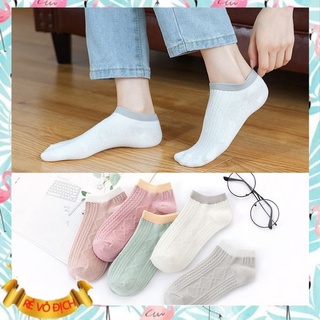 Combo 3 đôi tất nữ cổ ngắn họa tiết đủ màu