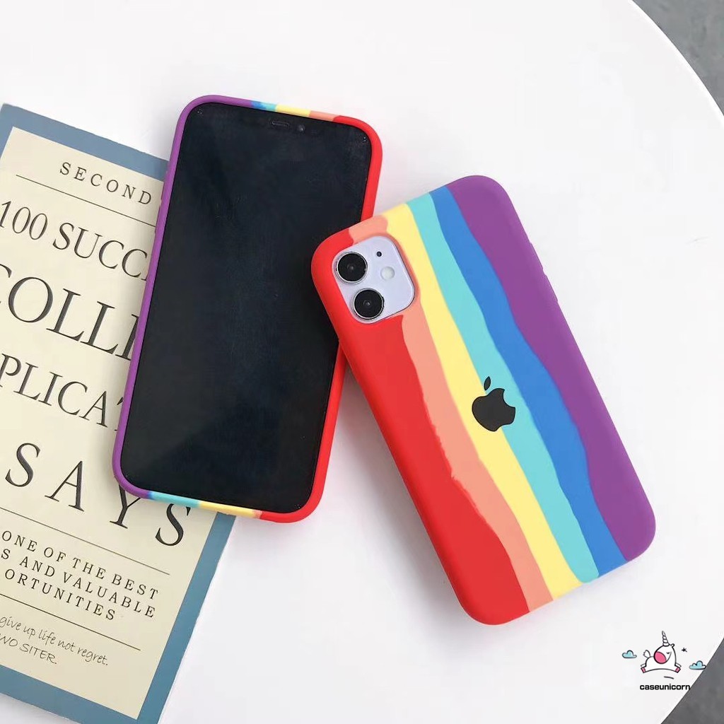 Ốp điện thoại silicon màu cầu vồng cho iphone 11 Pro Max 6 6s Plus 7 8 8plus 8plus 7plus Xs Max Xr X Iphone SE 2020 | BigBuy360 - bigbuy360.vn