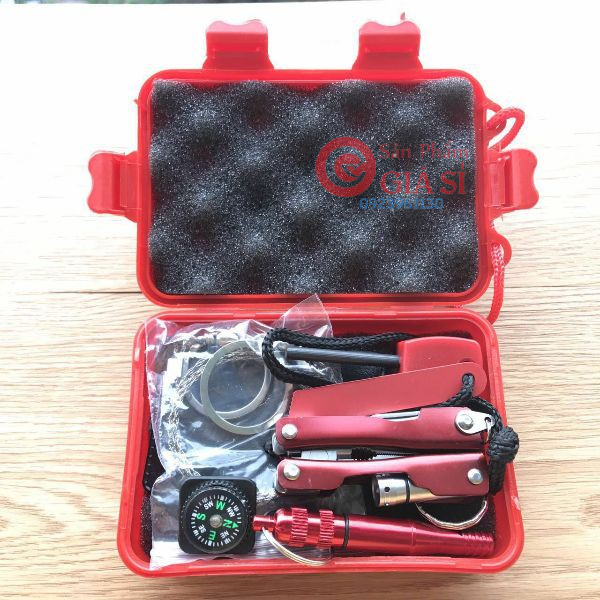 Hộp Sinh Tồn SOS – 6 Món Phụ kiện Phượt Thủ Tiện Lợi Phong Cách ❤️freeship❤️
