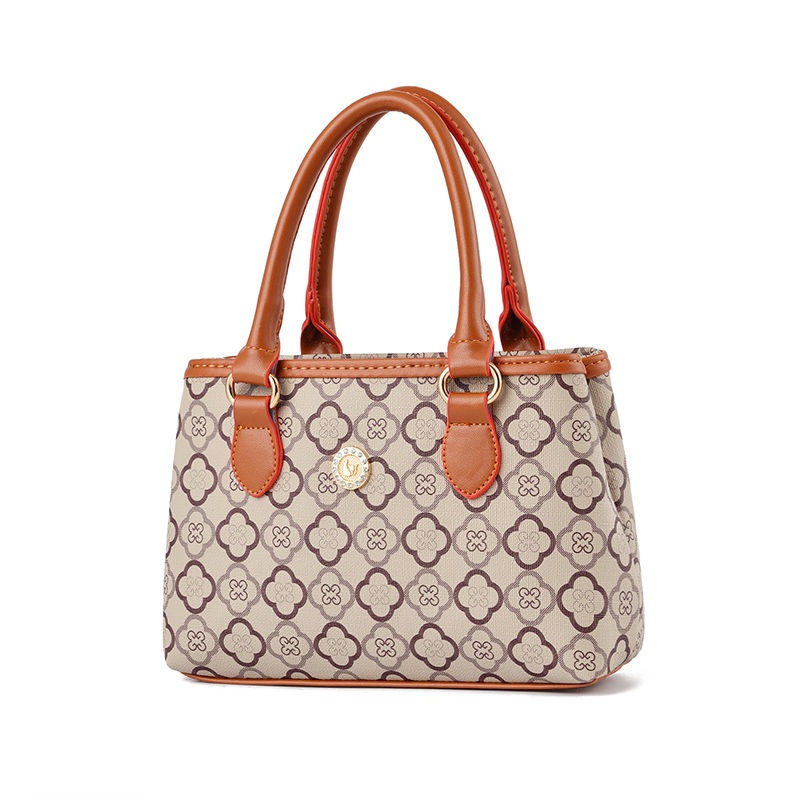 Túi Cho Mẹ Trung Niên Đơn Giản Mẫu Mới Túi Nữ Da Mềm Túi Xách Tay Bà Ngoại Túi Xách Tay Nữ Đi Chợ