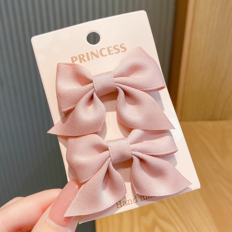 Kẹp tóc hình nơ xinh xắn nhiều màu sắc phong cách Hàn Quốc