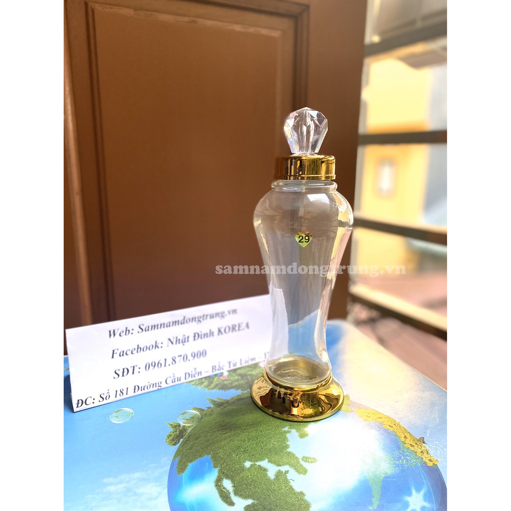 Bình thủy tinh ngâm rượu Hàn (0,6 lit)