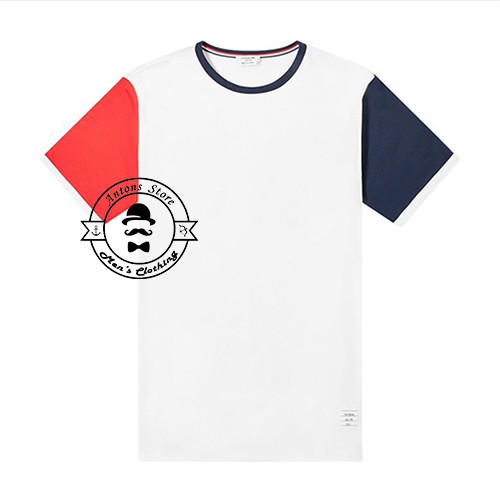 Áo phông Thom Browne 2 Màu Tay Xanh Đỏ