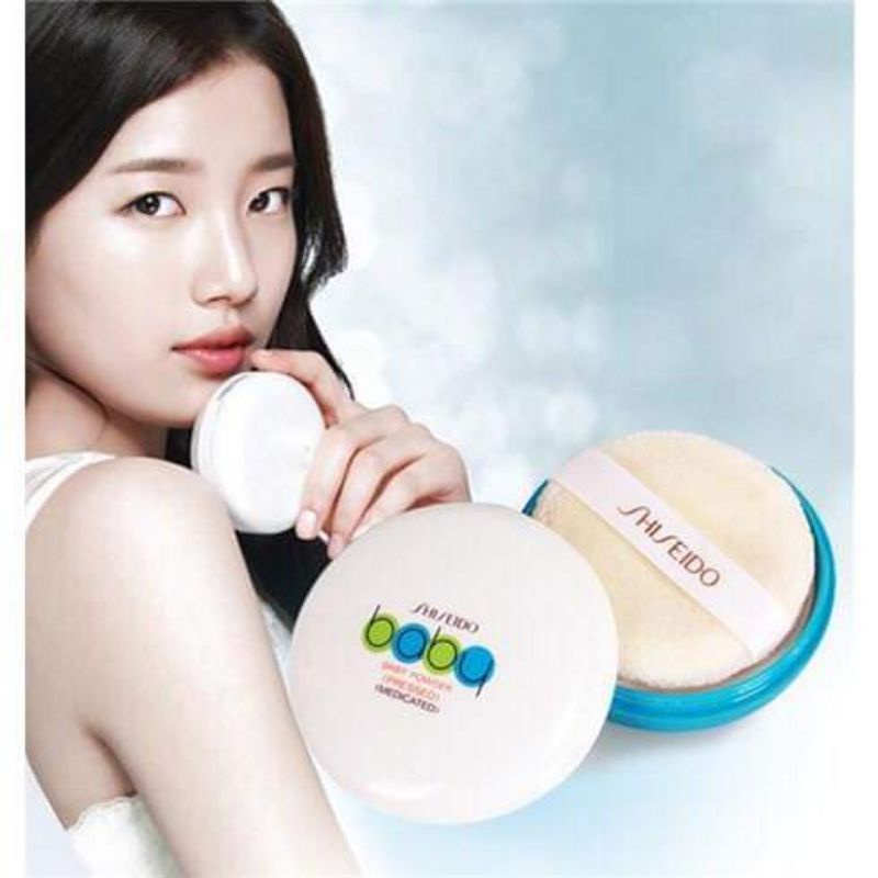 Phấn phủ dạng nén Shiseido Baby Powder 50gr Nhật Bản chính hãng