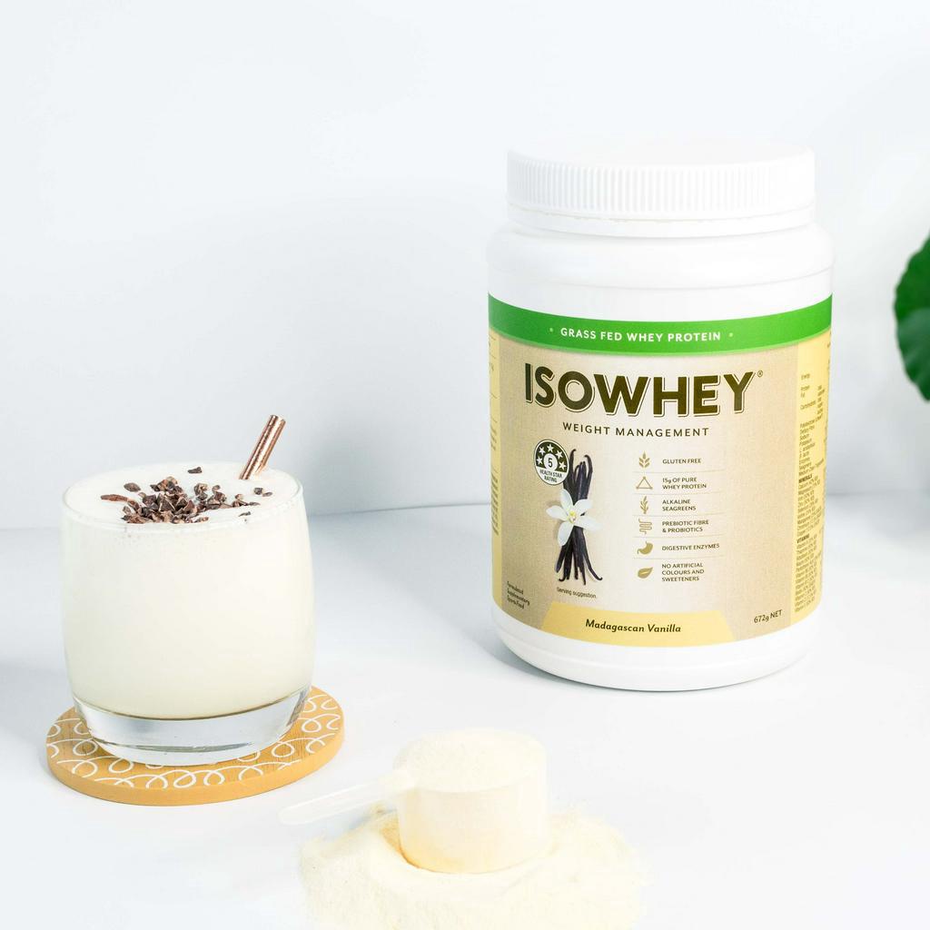 Whey Protein Isolate Sữa Tăng Cơ 5 Sao Từ Úc Hỗ Trợ Giảm Cân Chứa Men Vi Sinh Đủ Vị - IsoWhey Complete Ivory Coast 672Gr