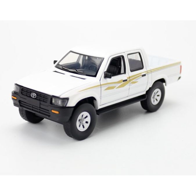 Mô hình xe bán tải TOYOTA Hilux bằng thép 1:32 ô tô đồ chơi trẻ em vỏ sắt o to tĩnh mini RC kim loại quà tặng xe hơi JKM