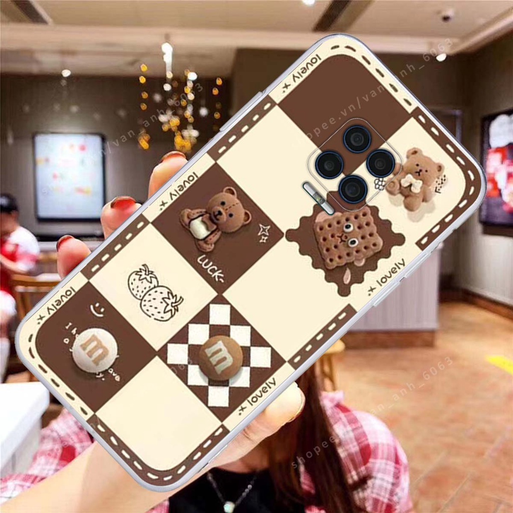 Ốp lưng Vsmart Aris / Aris Pro hình gấu, kẹo dễ thương cute