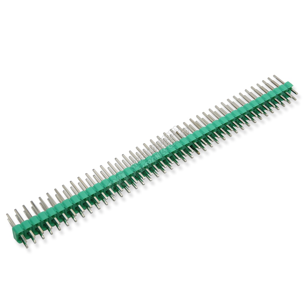 Set 10 Đầu Nối Pin Đơn 2.54MM 40Pin 1x40P 2x40P Male Cho Arduino Màu Đỏ Đen
