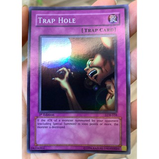 Yugioh - Lá Bài Bẫy Mã Cổ Đầu Tiên - Trap Hole LOB-058