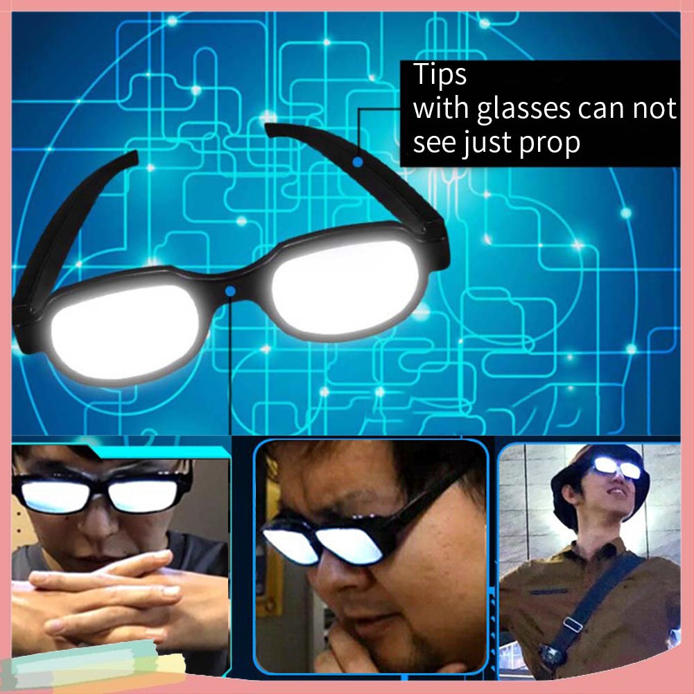 Kính Mát Có Đèn LED Phát Sáng Thời Trang Cá Tính Cho Nam Và Nữ