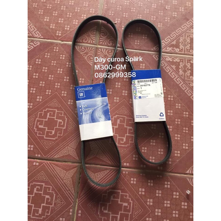 Dây curoa máy phát, dây curoa điều hòa Spark 2012-2019  Matiz4 Matiz Groove