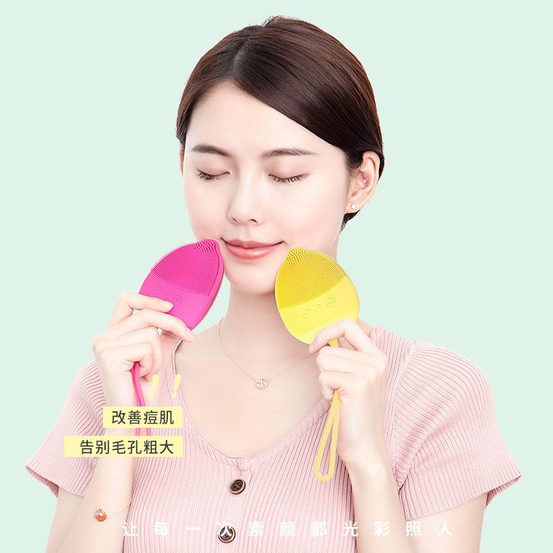 Máy rửa mặt "CLEANSER" mini siêu tiện lợi, massage mặt, tẩy tế bào chết, làm sạch sâu lỗ chân lông, cho làn da khỏe đẹp