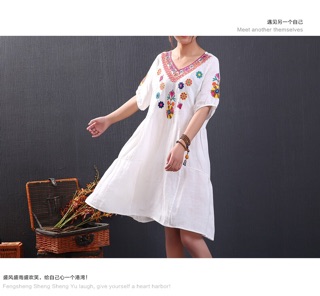 [CÓ SẴN] Váy boho linen (có ảnh thật)