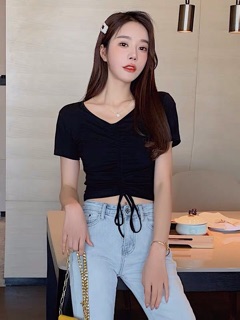 ÁO CROPTOP RÚT NGỰC