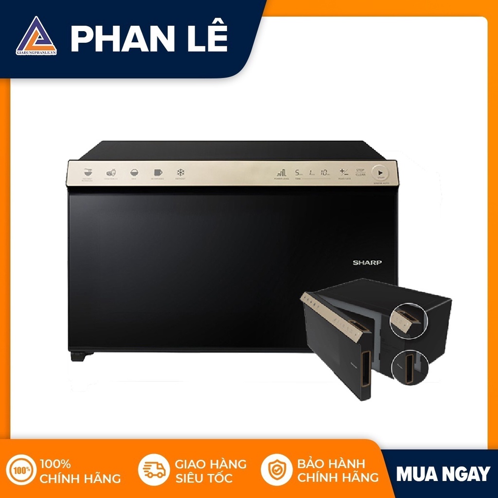 Lò vi sóng điện tử không nướng Sharp R-2235H