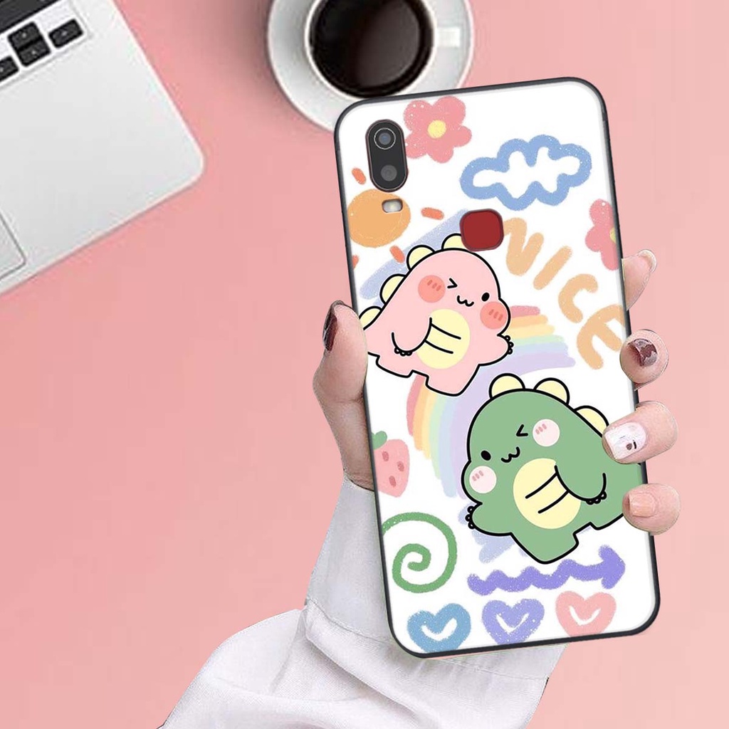 Ốp lưng Vivo Y11 in hình khủng long , gấu nâu xinh xắn, siêu cute  mà còn vô cùng RẺ -ĐẸP