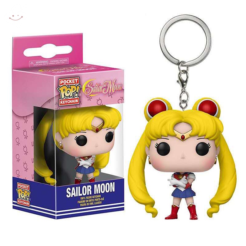 Sailor Moon Móc Khóa Funko Pop Hình Thủy Thủ Mặt Trăng Phong Cách Nhật Bản