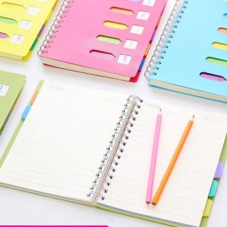 Sổ ghi chép phân 5 màu (J&I)