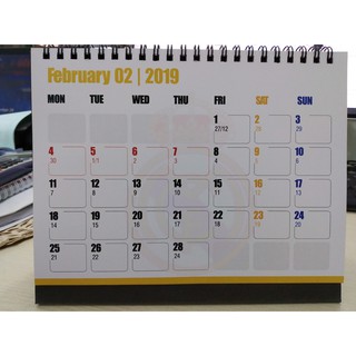 Lịch để bàn Real 2019