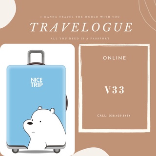 Vỏ bọc vali - áo trùm vali - bao vali chống trầy xước ❤️ freeship ❤️ order ❤️