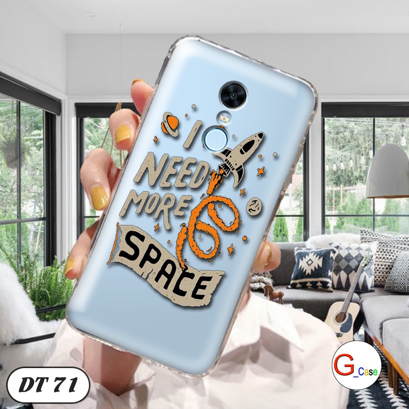 Ốp lưng dẻo trong in hình cho Xiaomi Redmi 5 Plus