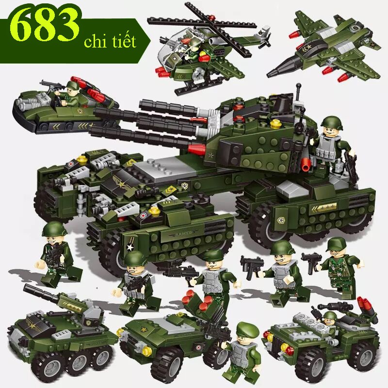 BỘ ĐỒ CHƠI XẾP HÌNH LEGO CẢNH SÁT Flying Eagle SWAT 2020