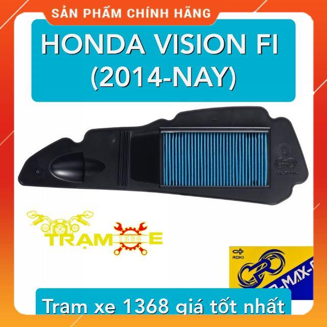 Lọc gió Rmax Roki xe Honda Vision Fi (2014 - 2019) lọc bụi tốt xe vận hành trơn tru tiết kiệm xăng