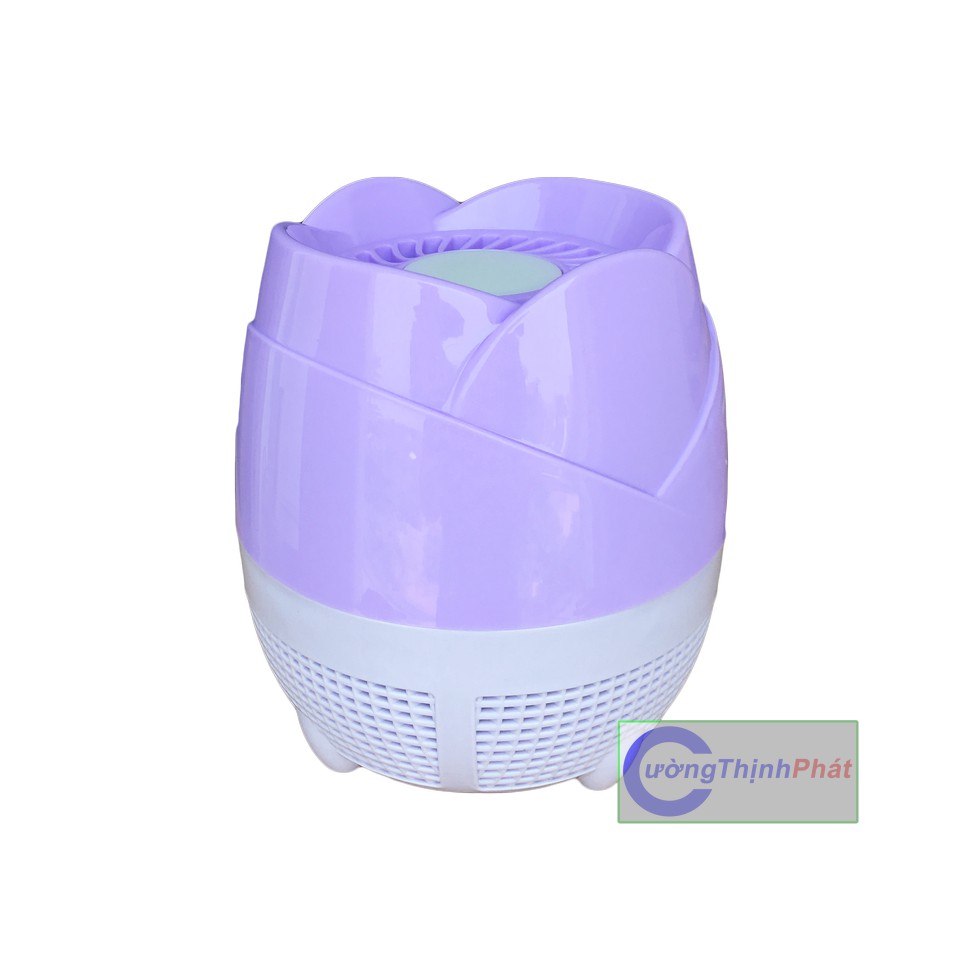 Đèn bắt muỗi cao cấp hình bông sen kiêm đèn ngủ đa năng